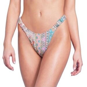 NEW Wild Fable Floral High-Cut Bikini Bottom
